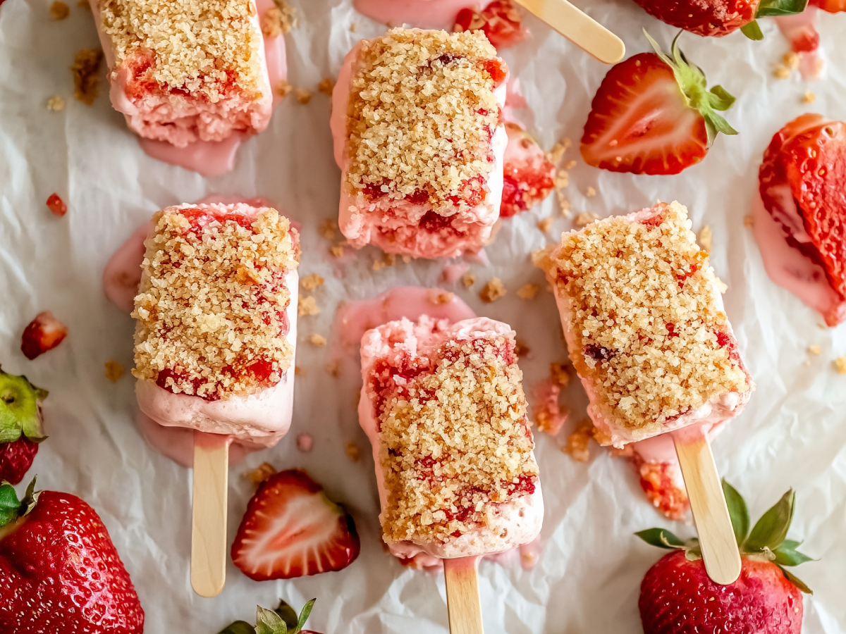 Strawberry Shortcake Ice Cream – Easy No-Churn Recipe