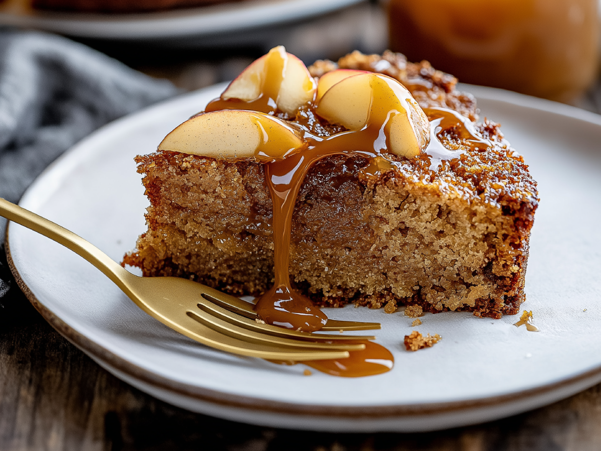 The Ultimate Fresh Apple Cake Recipe With Caramel Drizzle