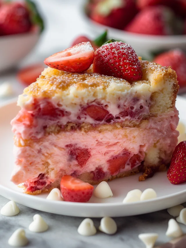 Strawberry Earthquake Cake Recipe – Irresistibly Easy Dessert!