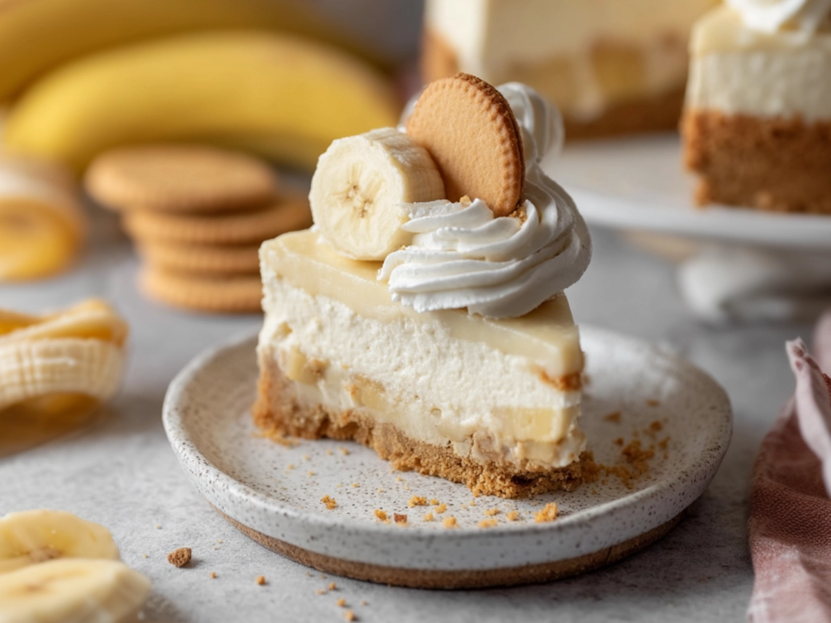 Banana Pudding Cheesecake: Easy Creamy Dessert!