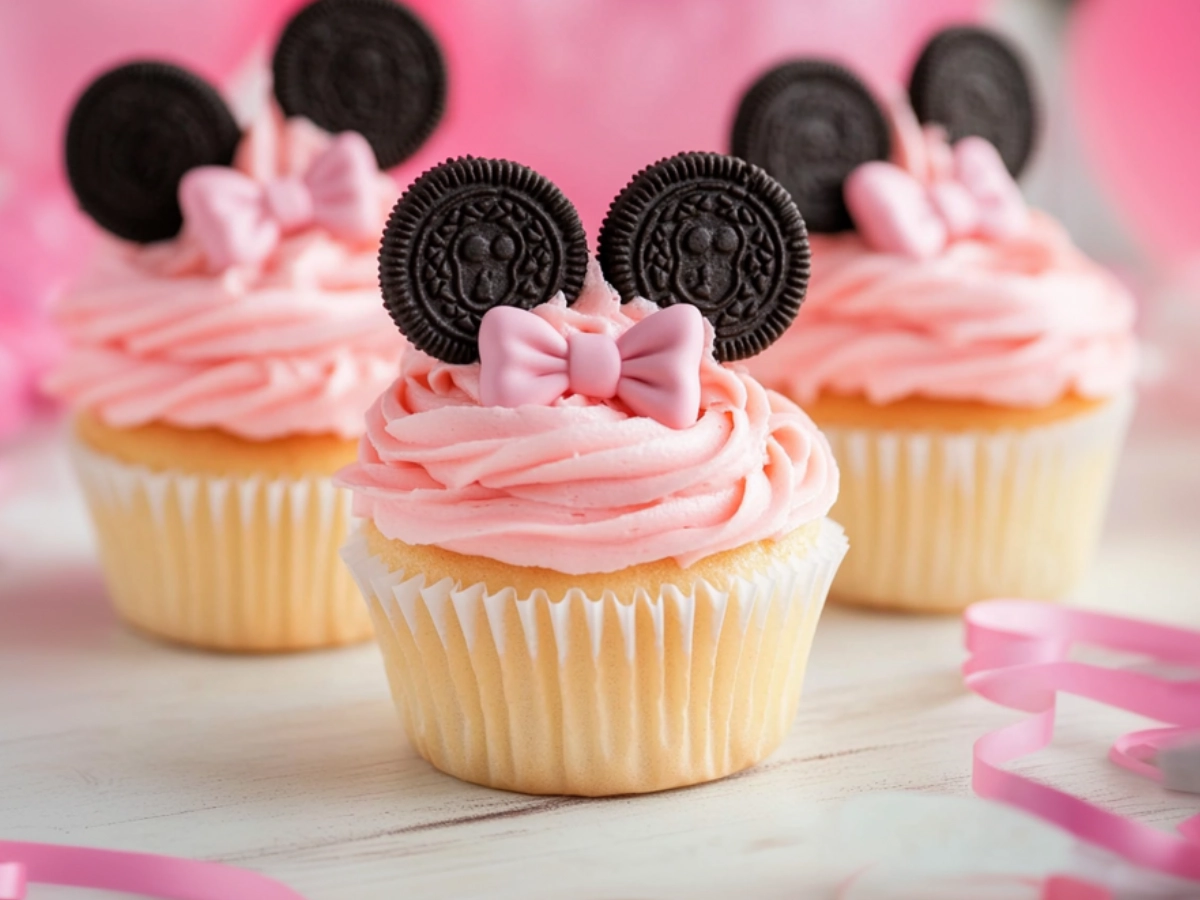 Delicious Minnie Mouse Cupcakes Recipe