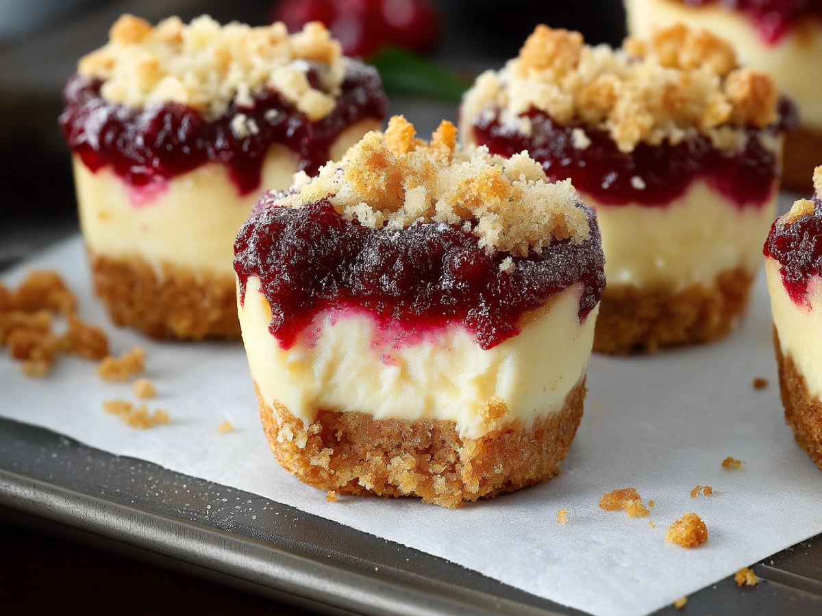 Mini Cranberry Cheesecakes – Irresistibly Easy Holiday Treat