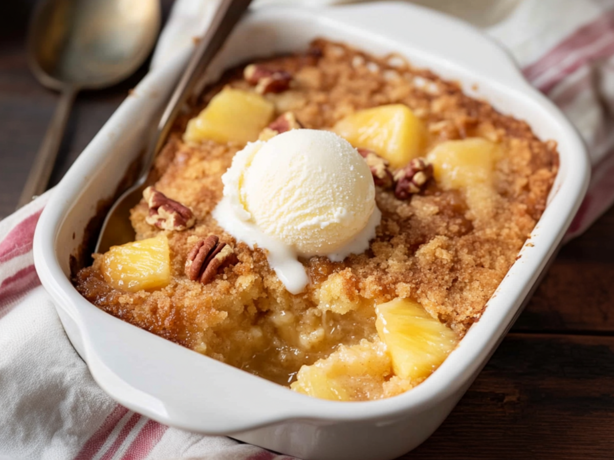Pineapple Dump Cake – Easy & Irresistible 5-Minute Dessert