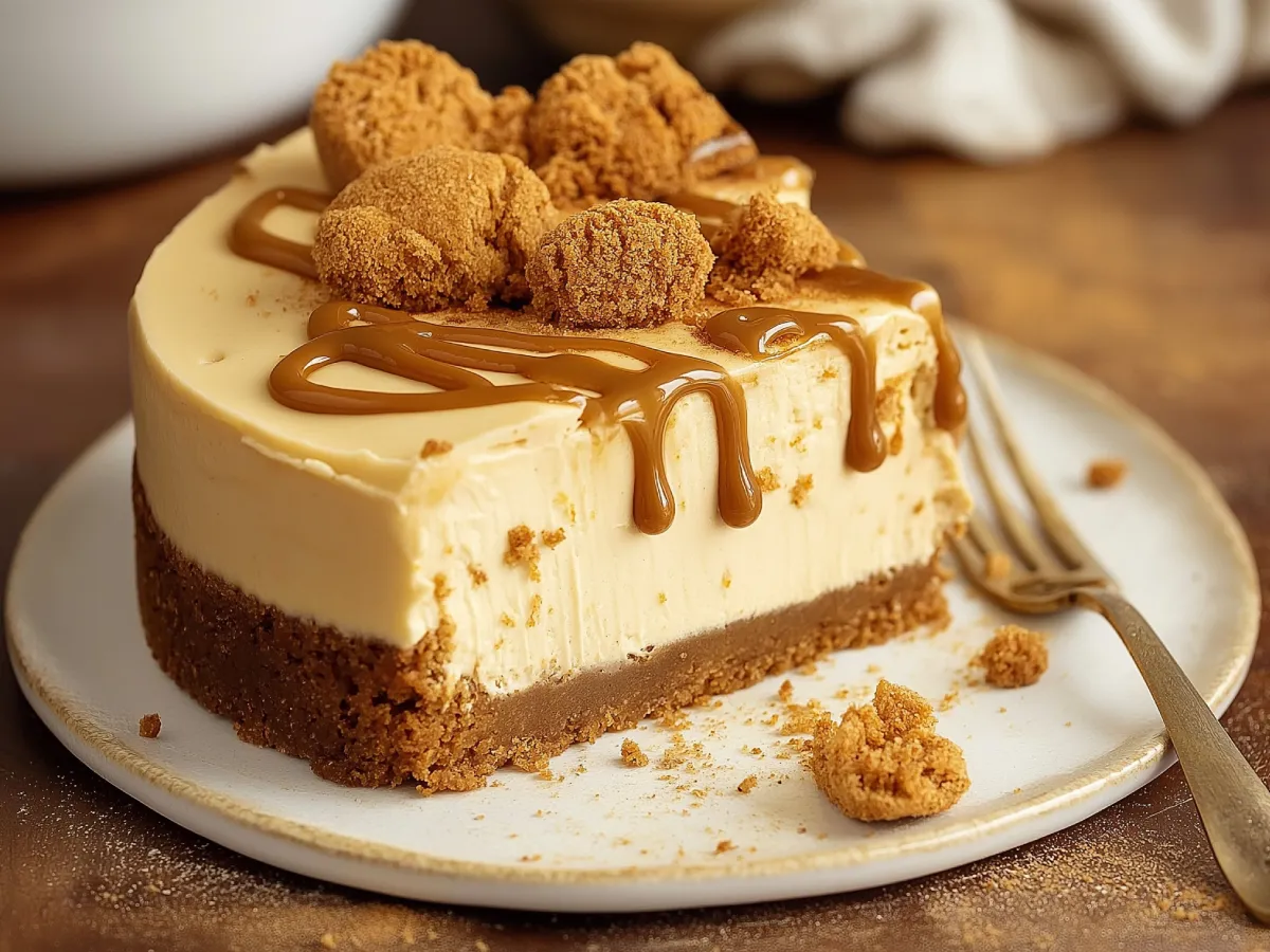 The Best Biscoff Cheesecake Recipe – Easy, Creamy