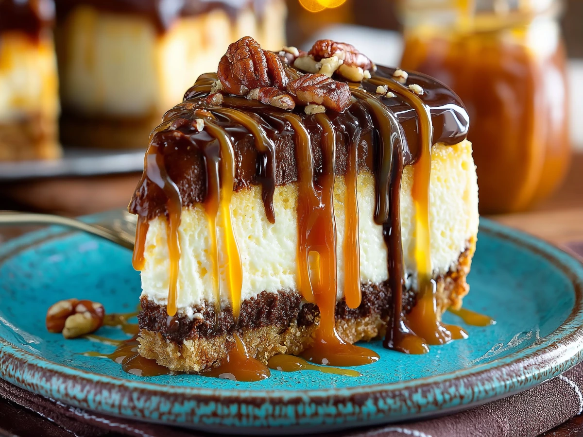 Turtle Cheesecake Recipe – Irresistibly Easy & Delicious
