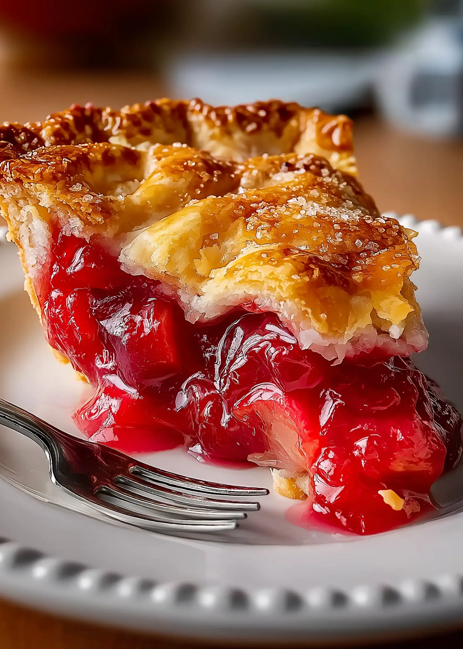 Fresh Rhubarb Pie Recipe