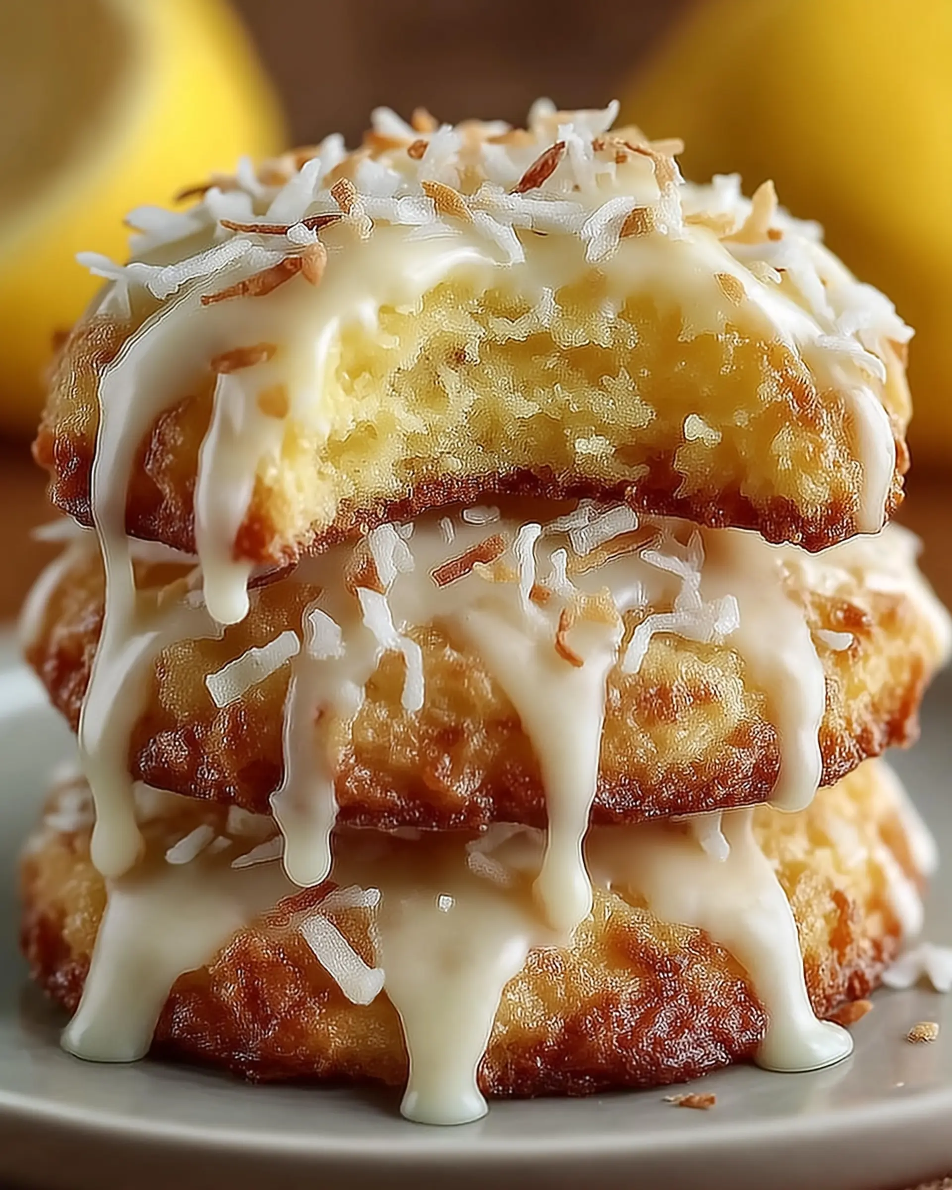 Lemon Coconut Cheesecake Cookies Recipe