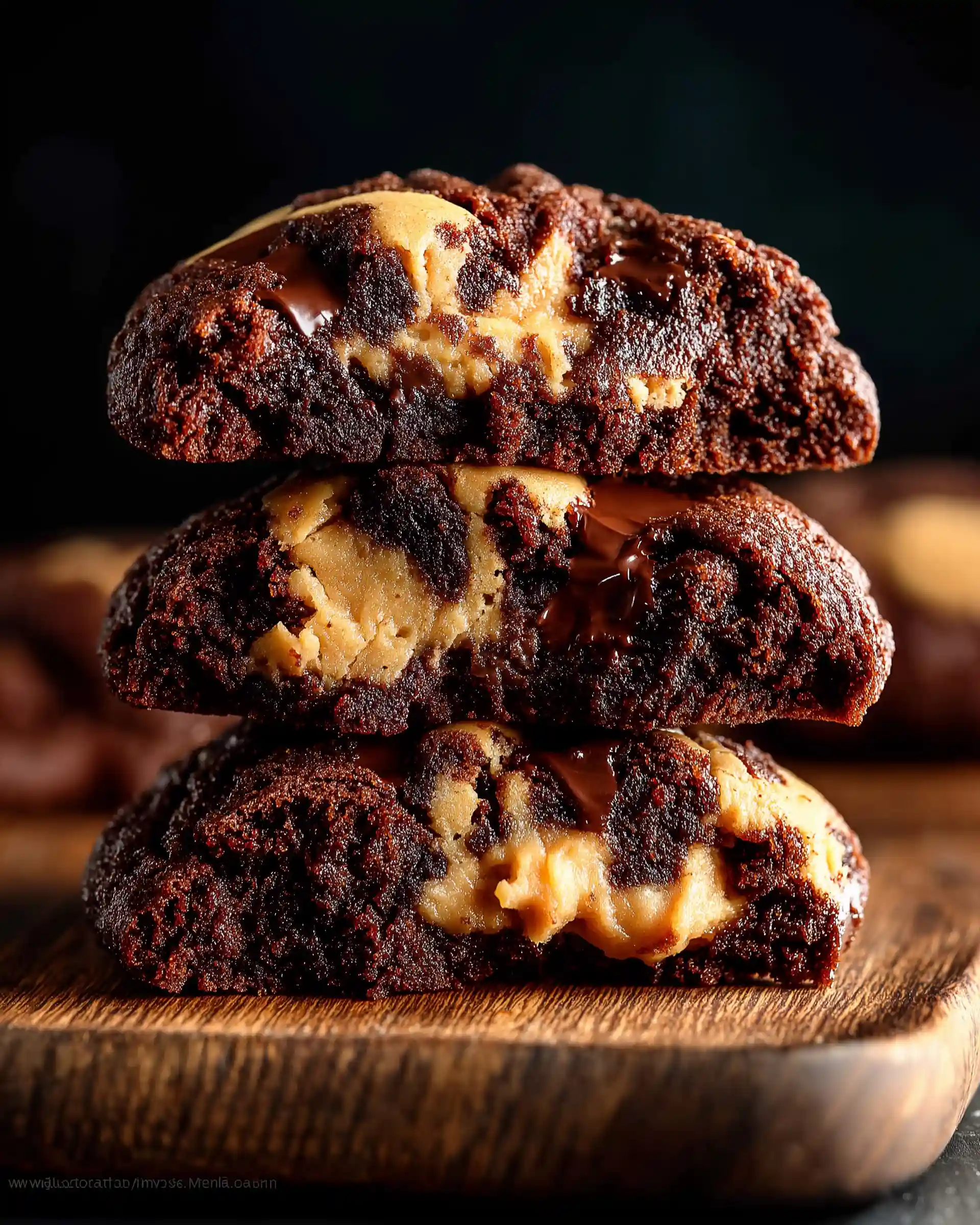 Peanut Butter Brownie Swirl Cookies Recipe