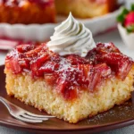 Rhubarb Upside-Down Cake Recipe