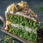 Vanilla Spinach Cake with Vanilla Frosting Recipe