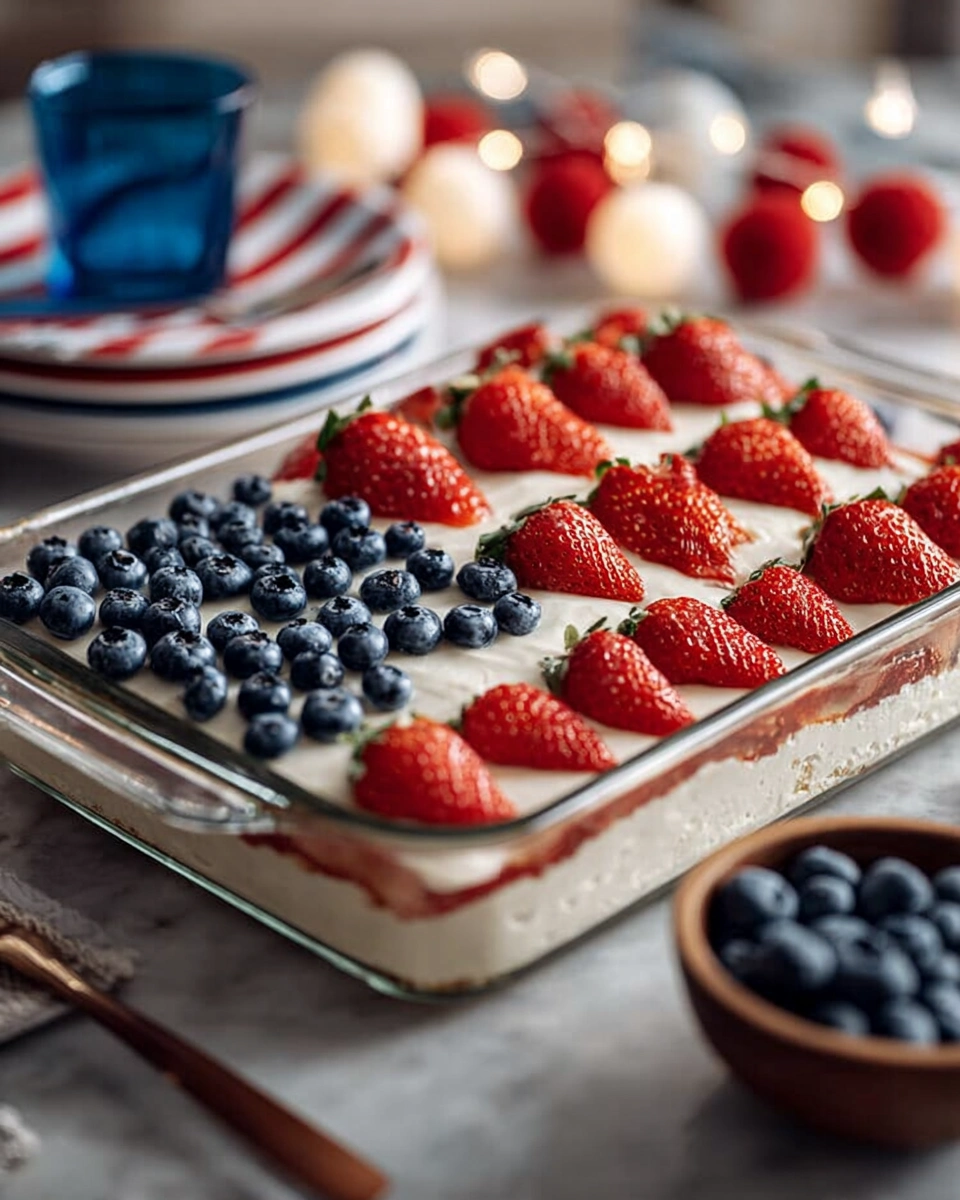 Vegan Flag Sheet Cake Recipe