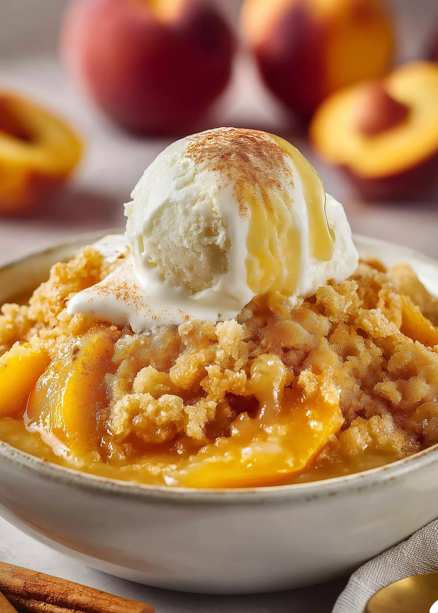 Peach Cobbler Dump Cake Recipe