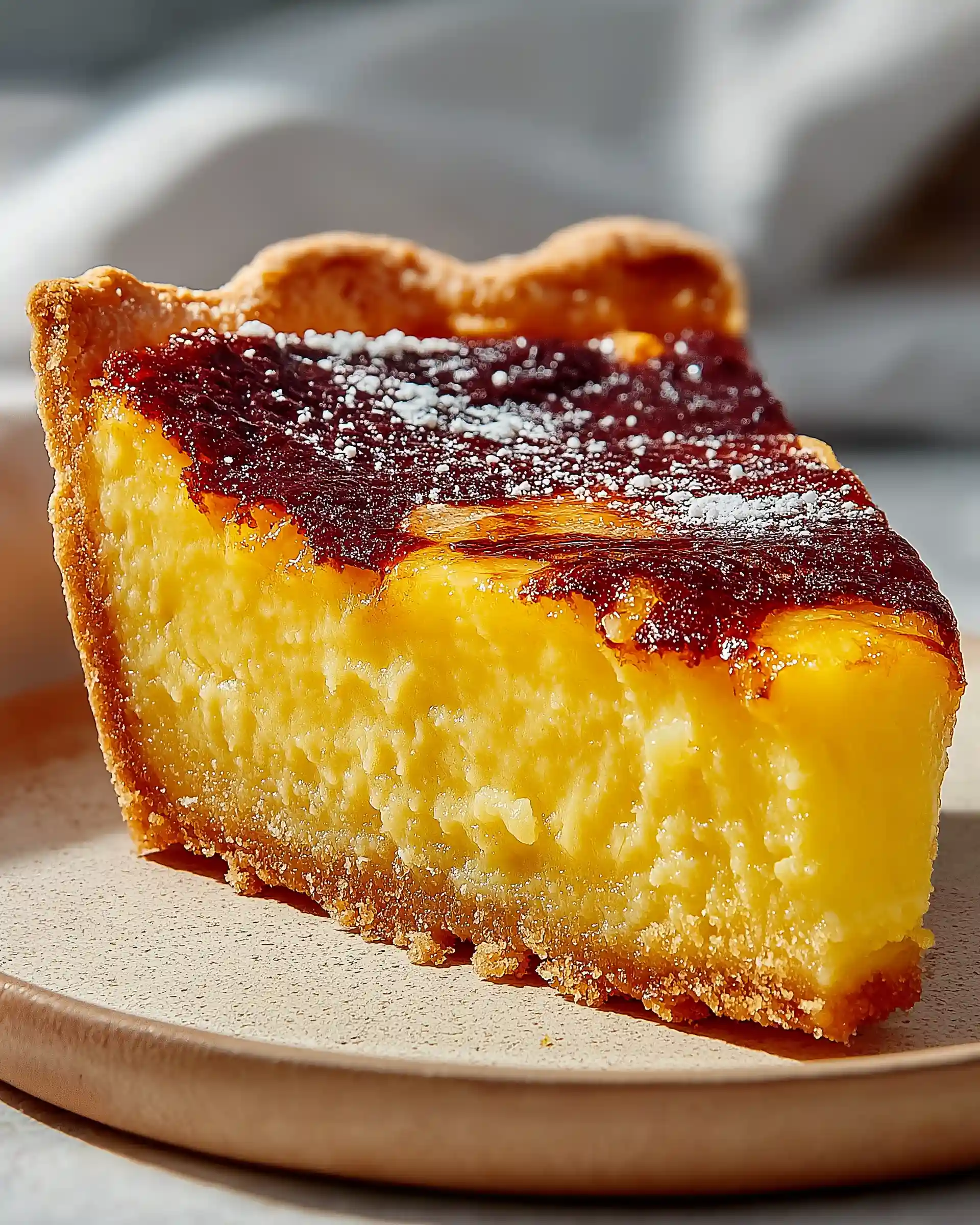 Almond Custard Pie Recipe
