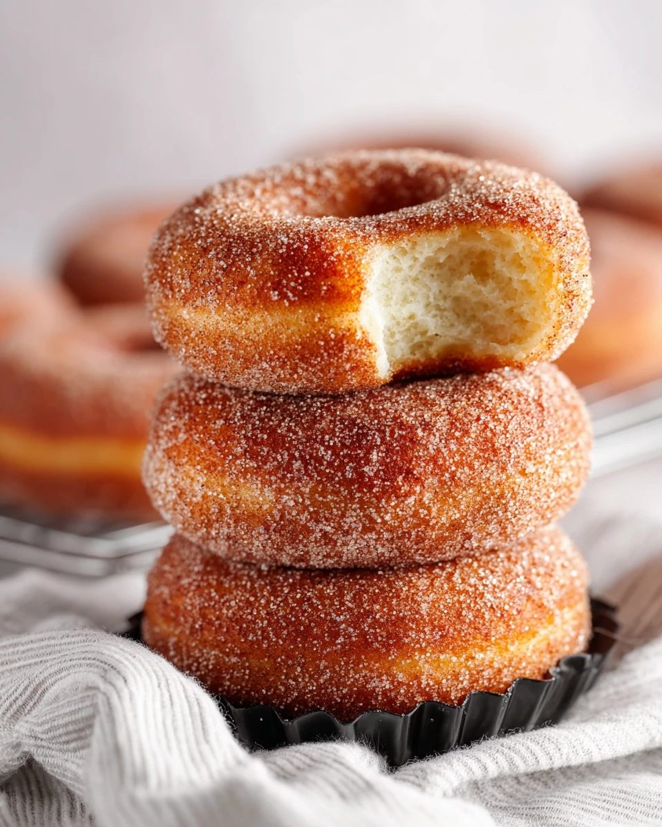 Baked Cinnamon Sugar Doughnuts Recipe