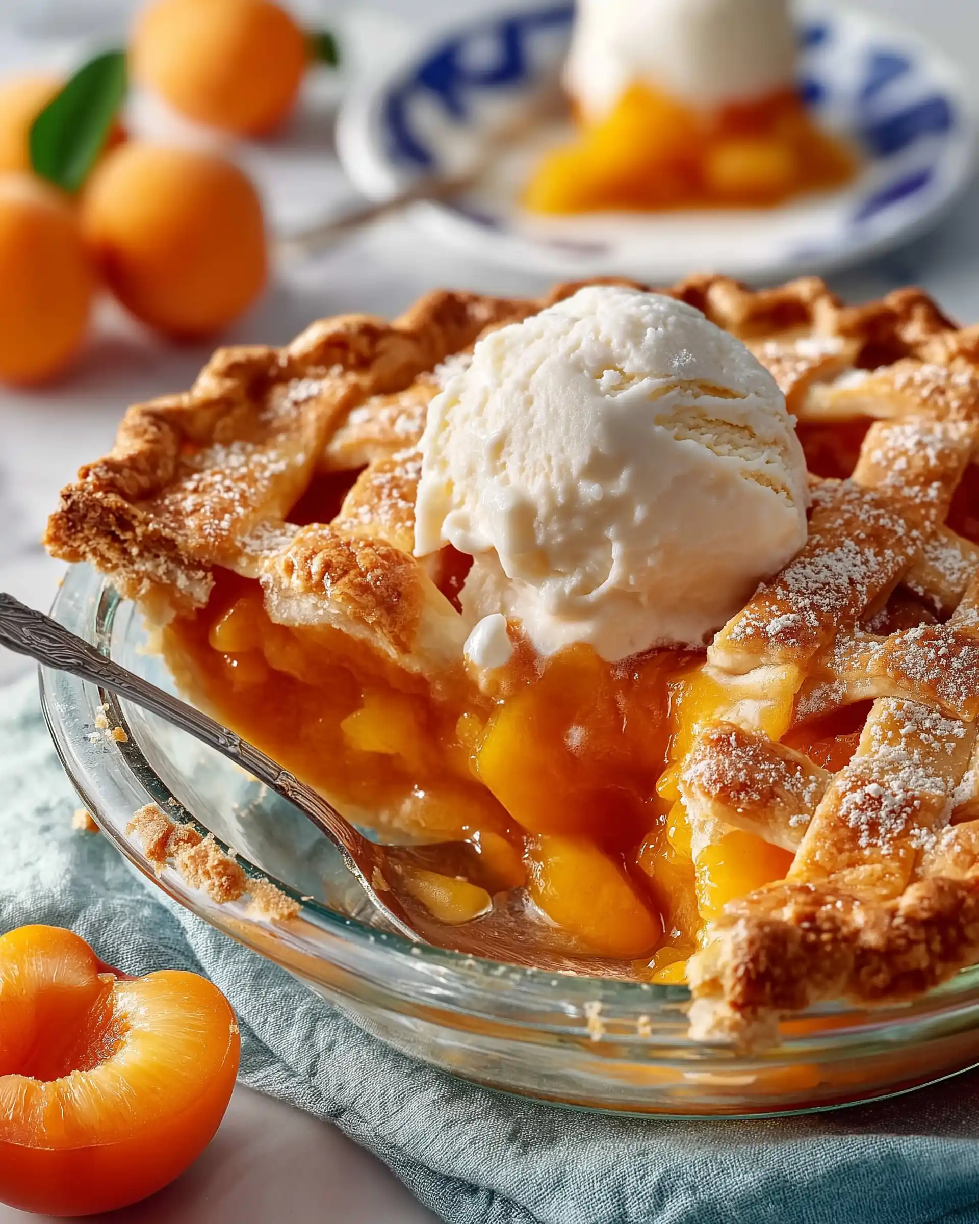 Classic Apricot Pie with a Flaky Butter Crust Recipe
