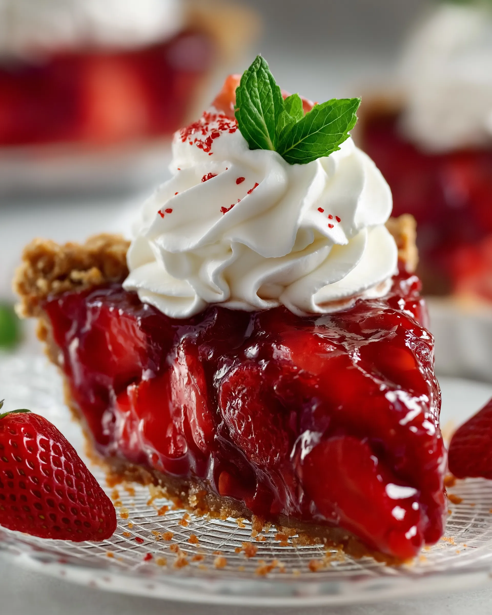 Fresh Strawberry Pie Recipe (No Jello!)