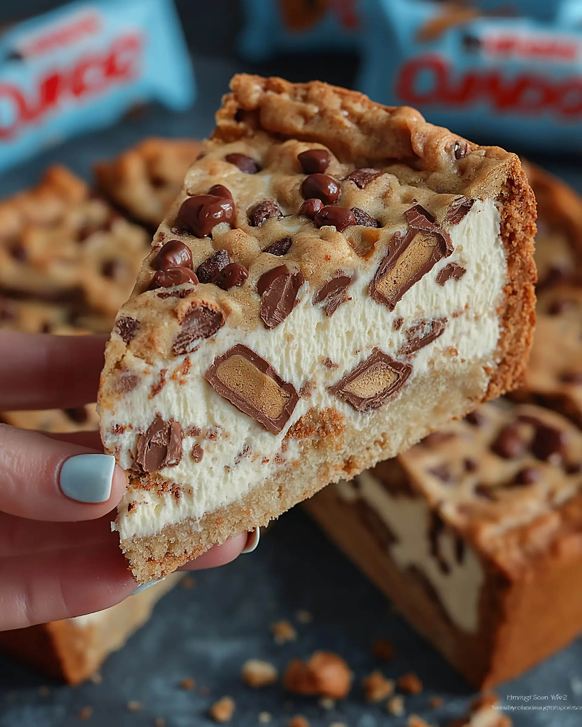 Kinder Bueno Cookie Pie Recipe