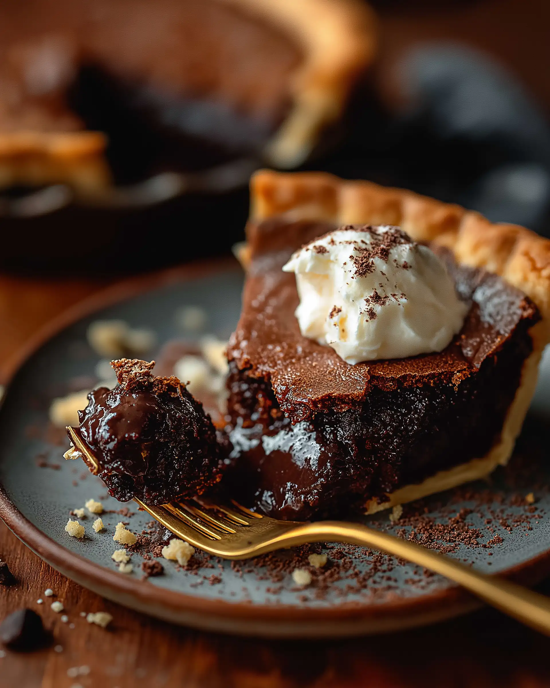 Molten Chocolate Crackle Pie Recipe