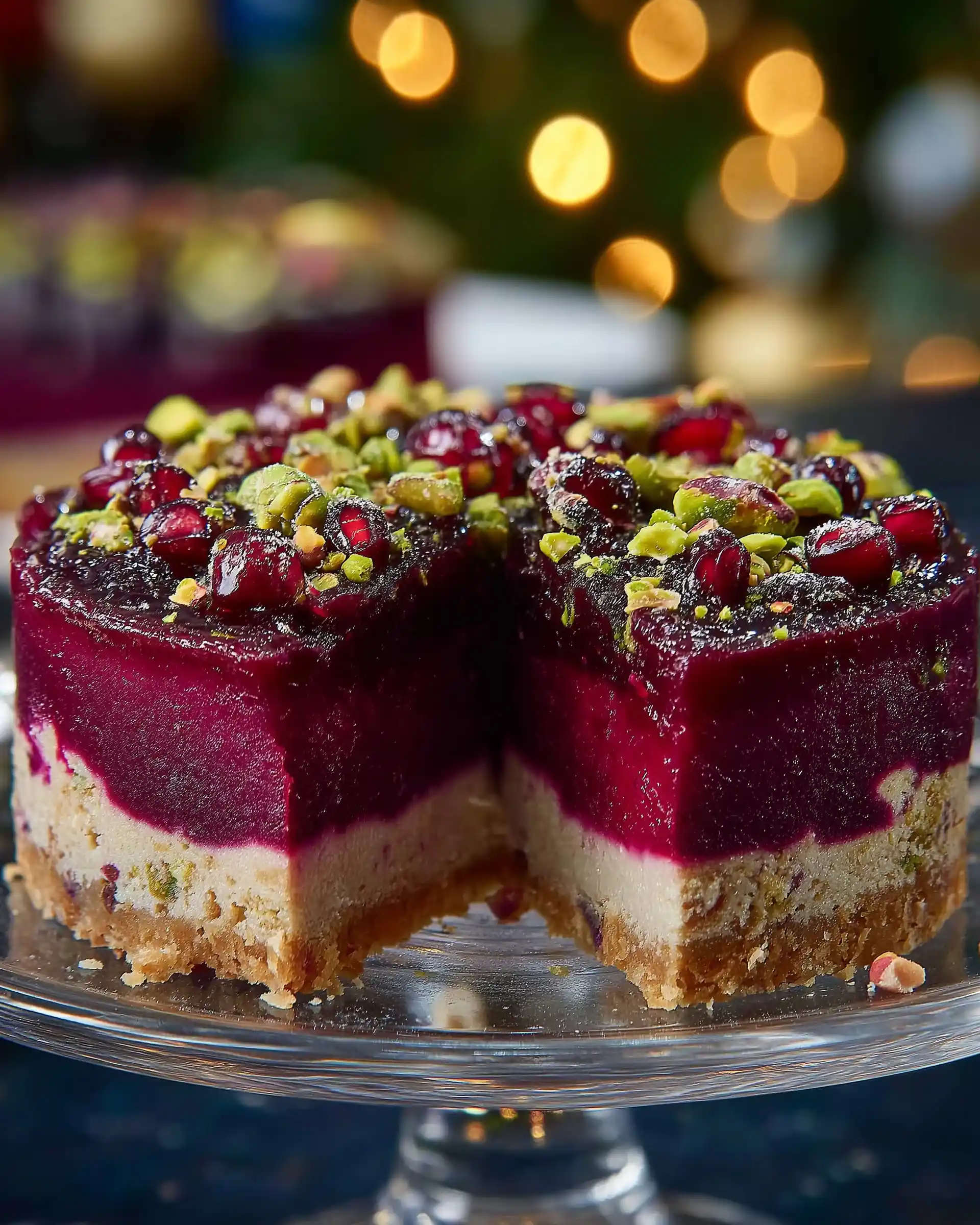 Pomegranate Cheesecake, Sugar Free, No Baking – A Guilt-Free Indulgence for Health Lovers