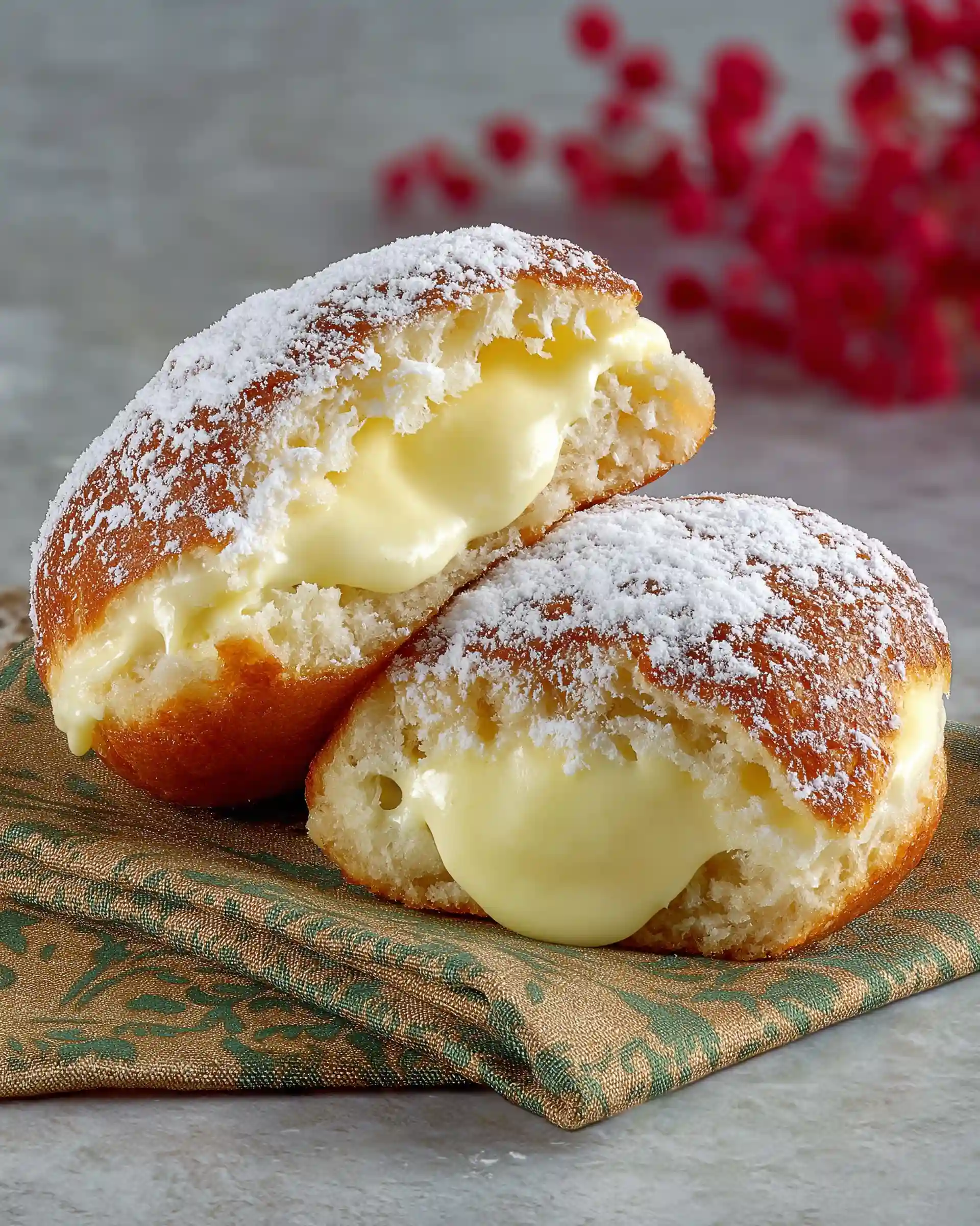 Bavarian Cream Donuts Recipe