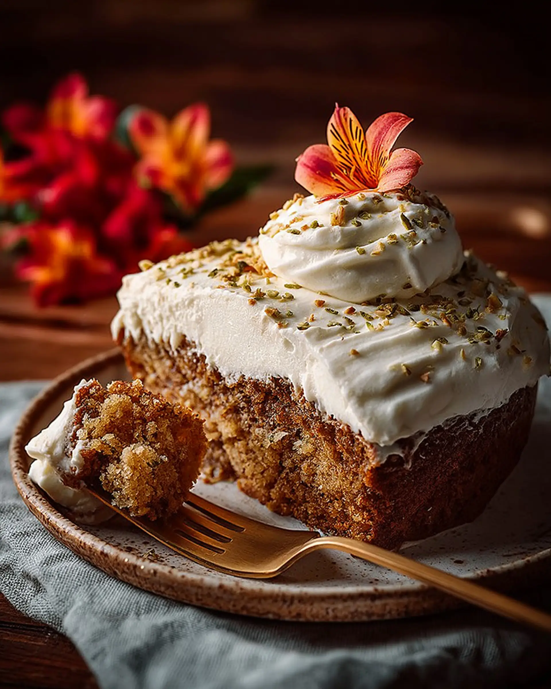 Cardamom Pistachio Cake Recipe