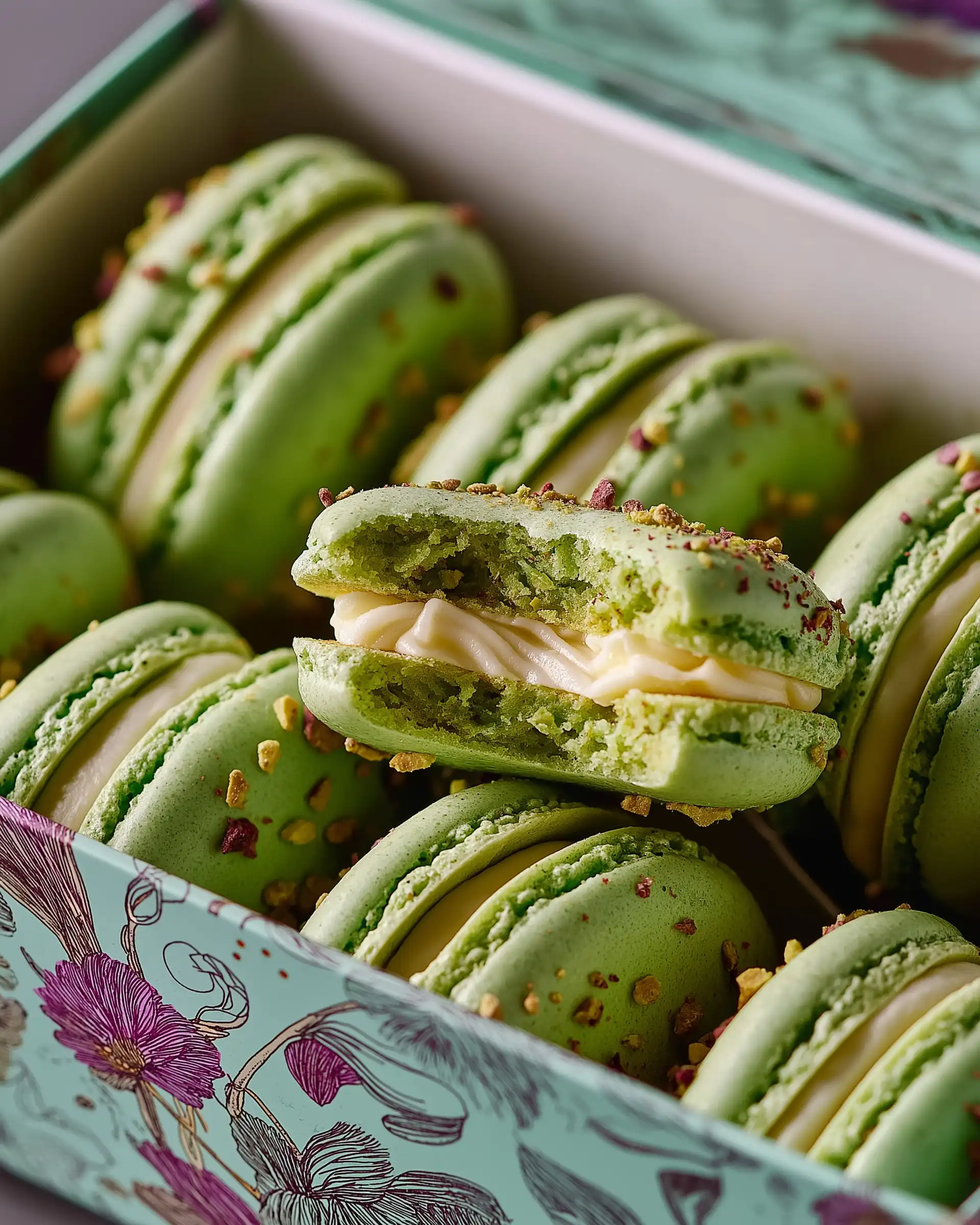Pistachio Macarons Recipe