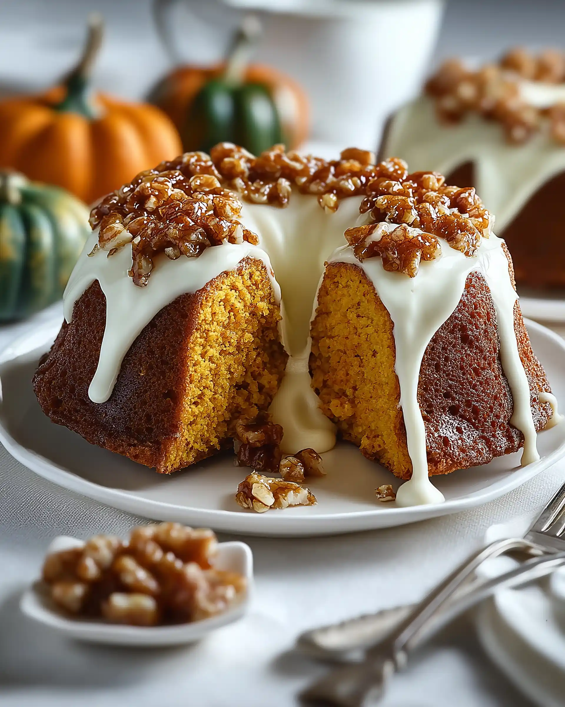 Pumpkin Cream Cheese Bundt Cake Recipe