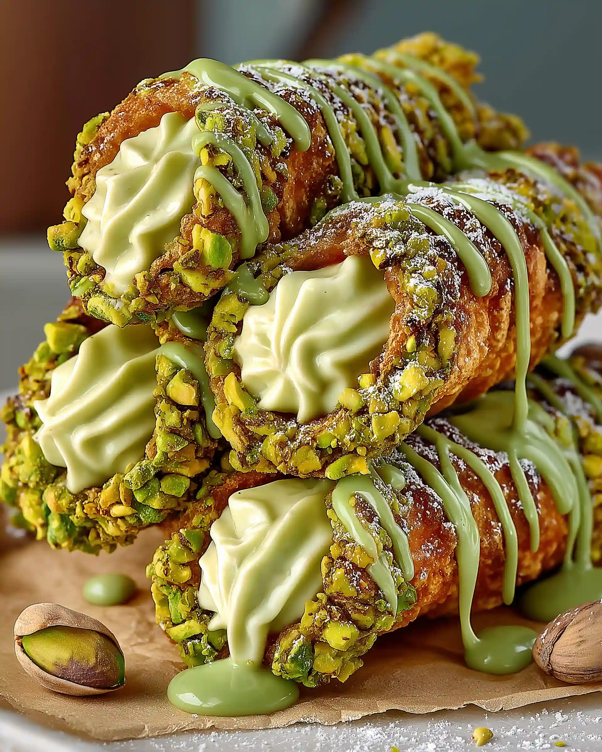 Cheat Air Fryer Pistachio Cannoli Recipe