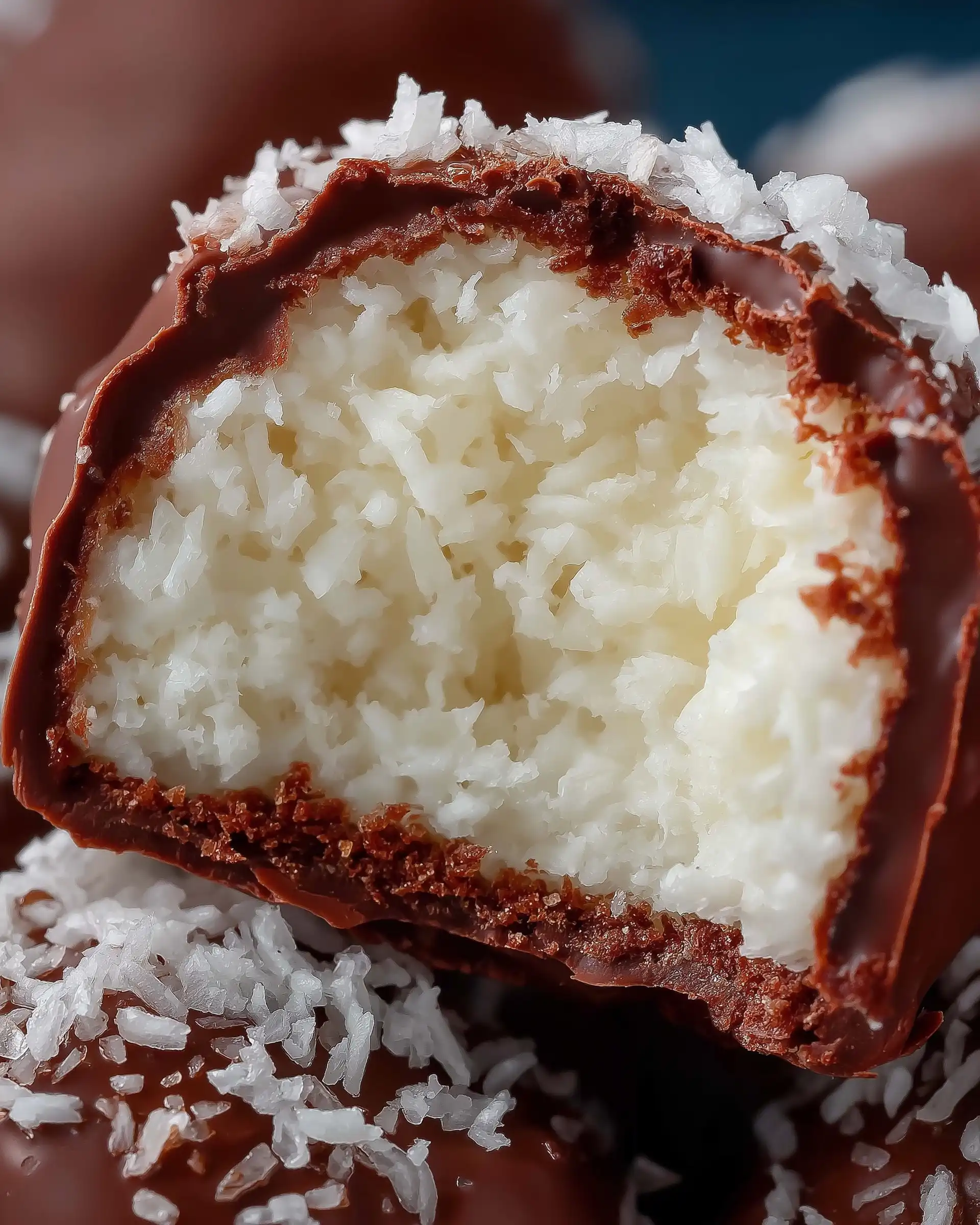 Chocolate Dipped Coconut Bites (No Sugar)