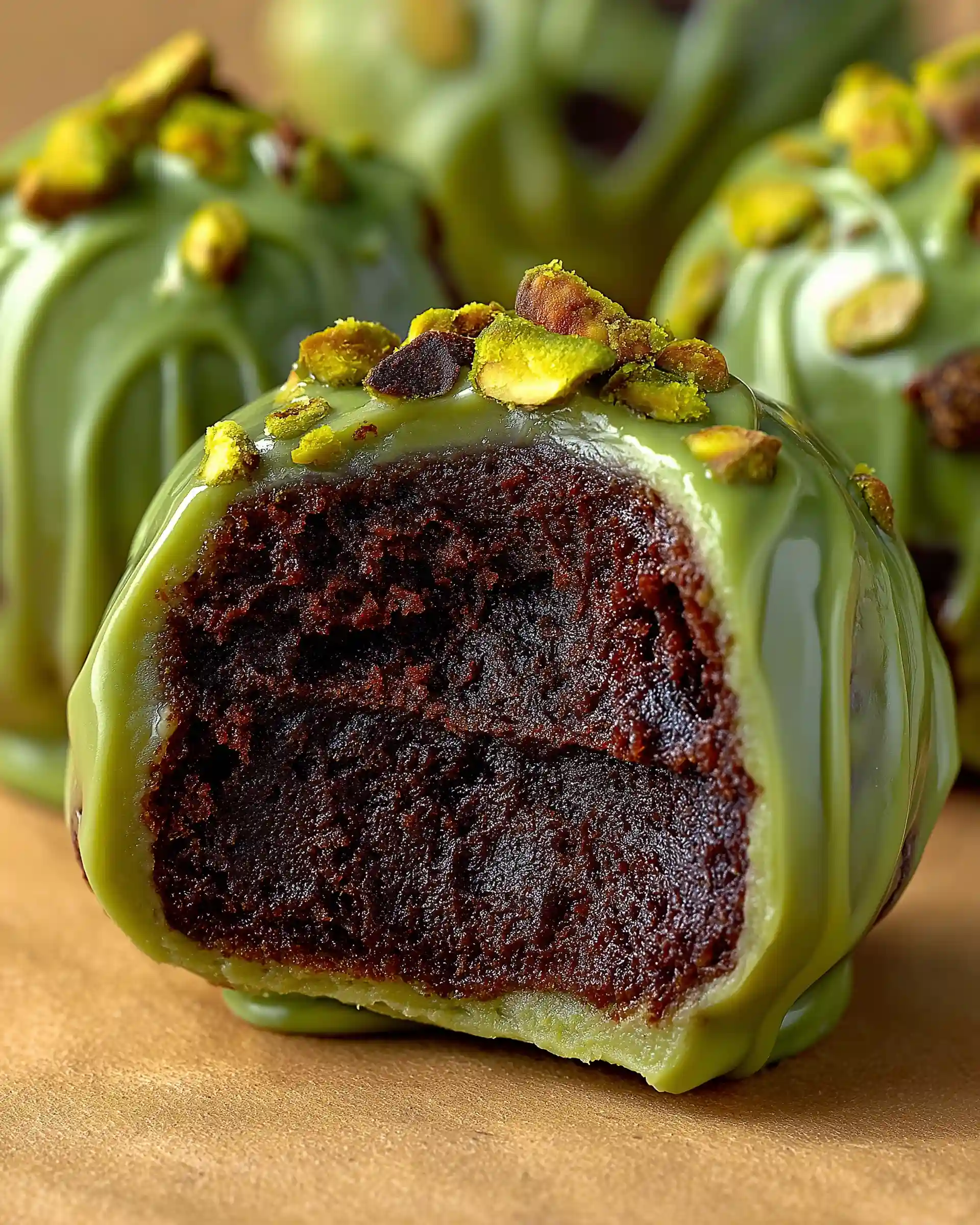 Pistachio Ferrero Rocher Brownies Recipe