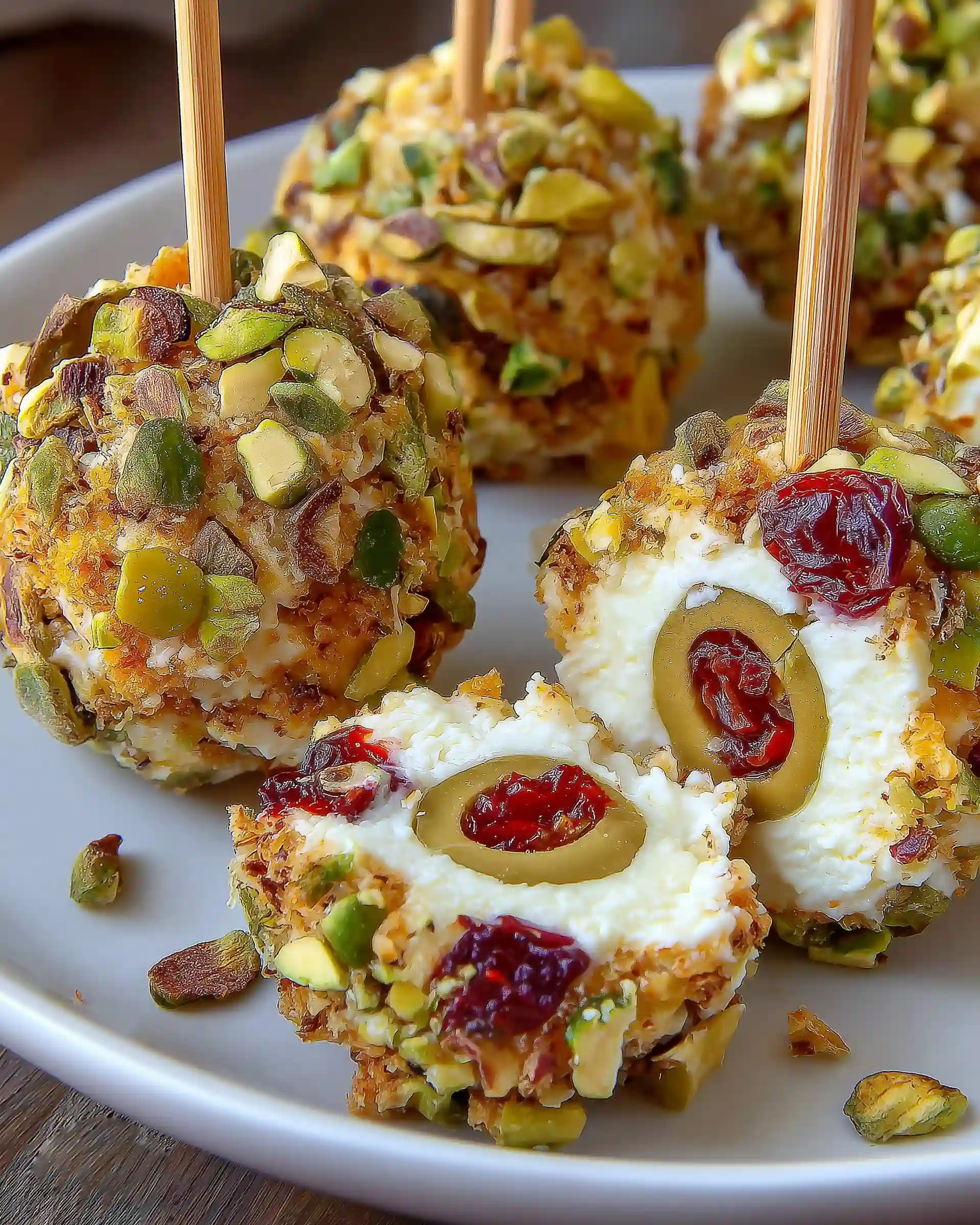 Pistachio Lemon Cheese Balls Recipe