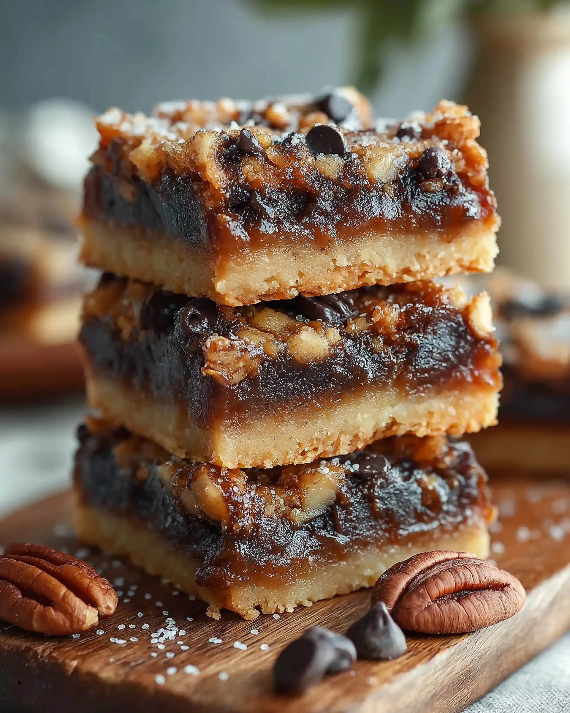 Sugar Free Chocolate Pecan Pie Bars