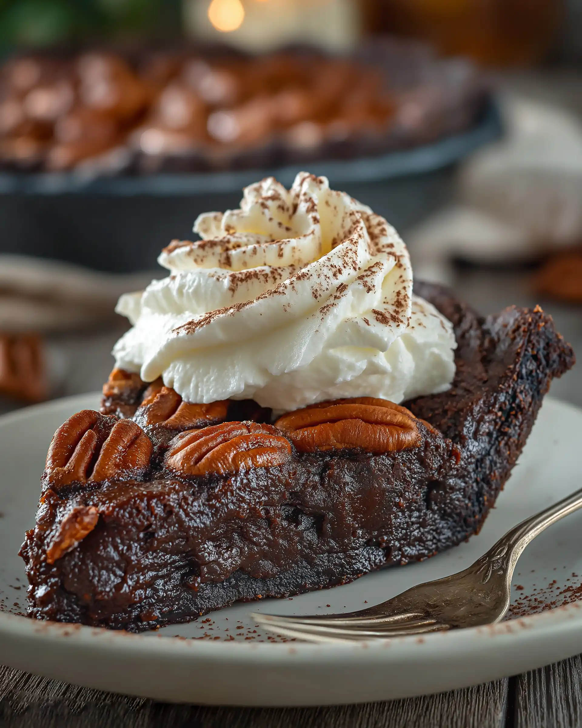 Sugar Free Low Carb Keto Chocolate Pecan Pie Recipe