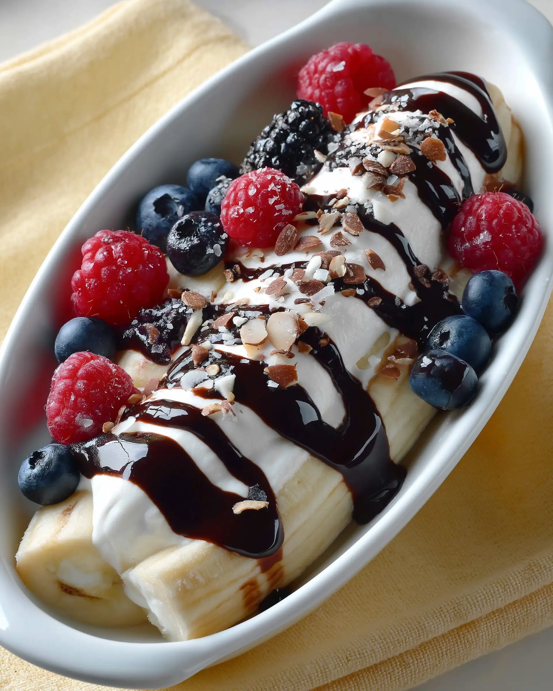 Easy Sugar Free Banana Split Cups