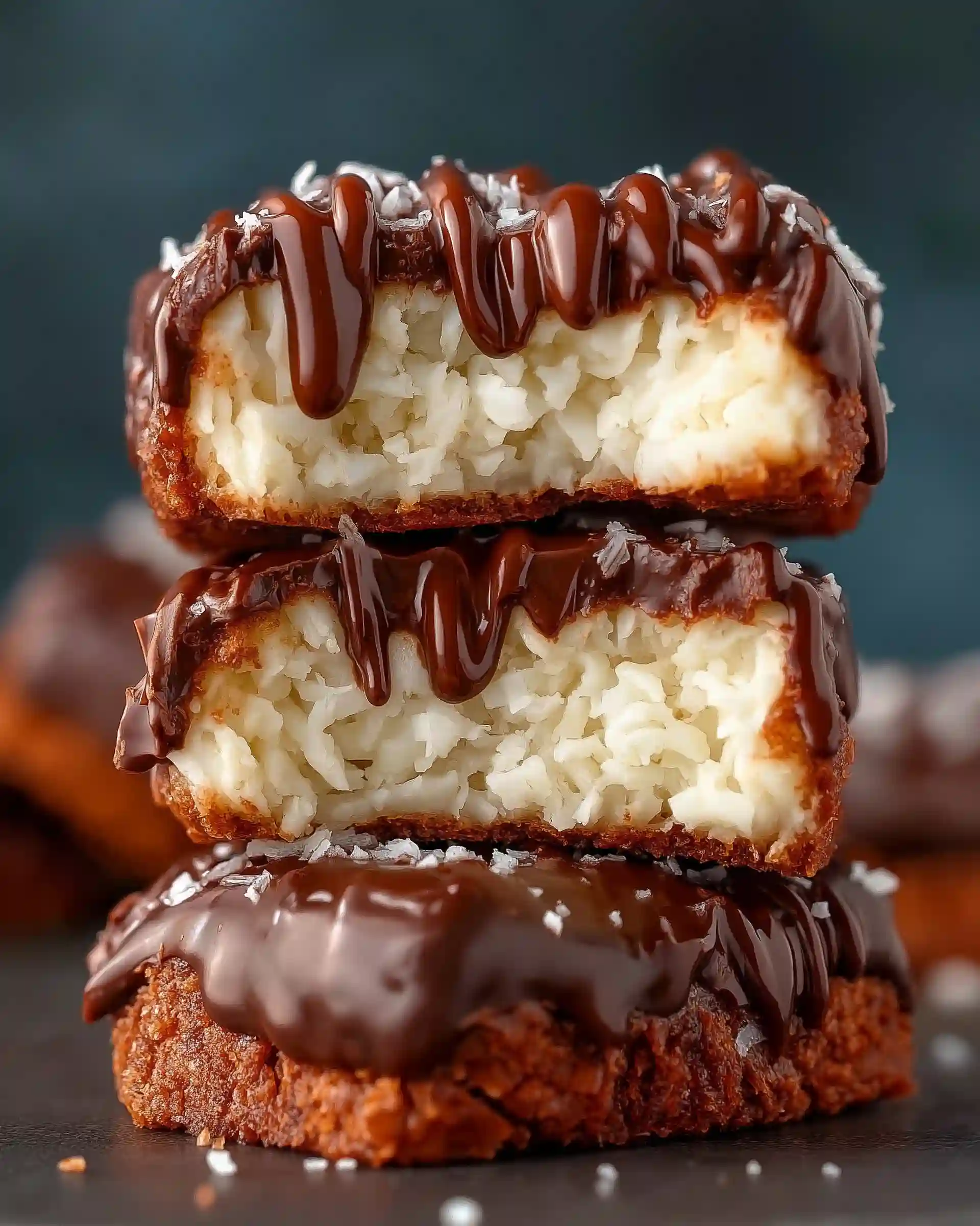 No-Bake Coconut Chocolate Bars (Sugar Free)
