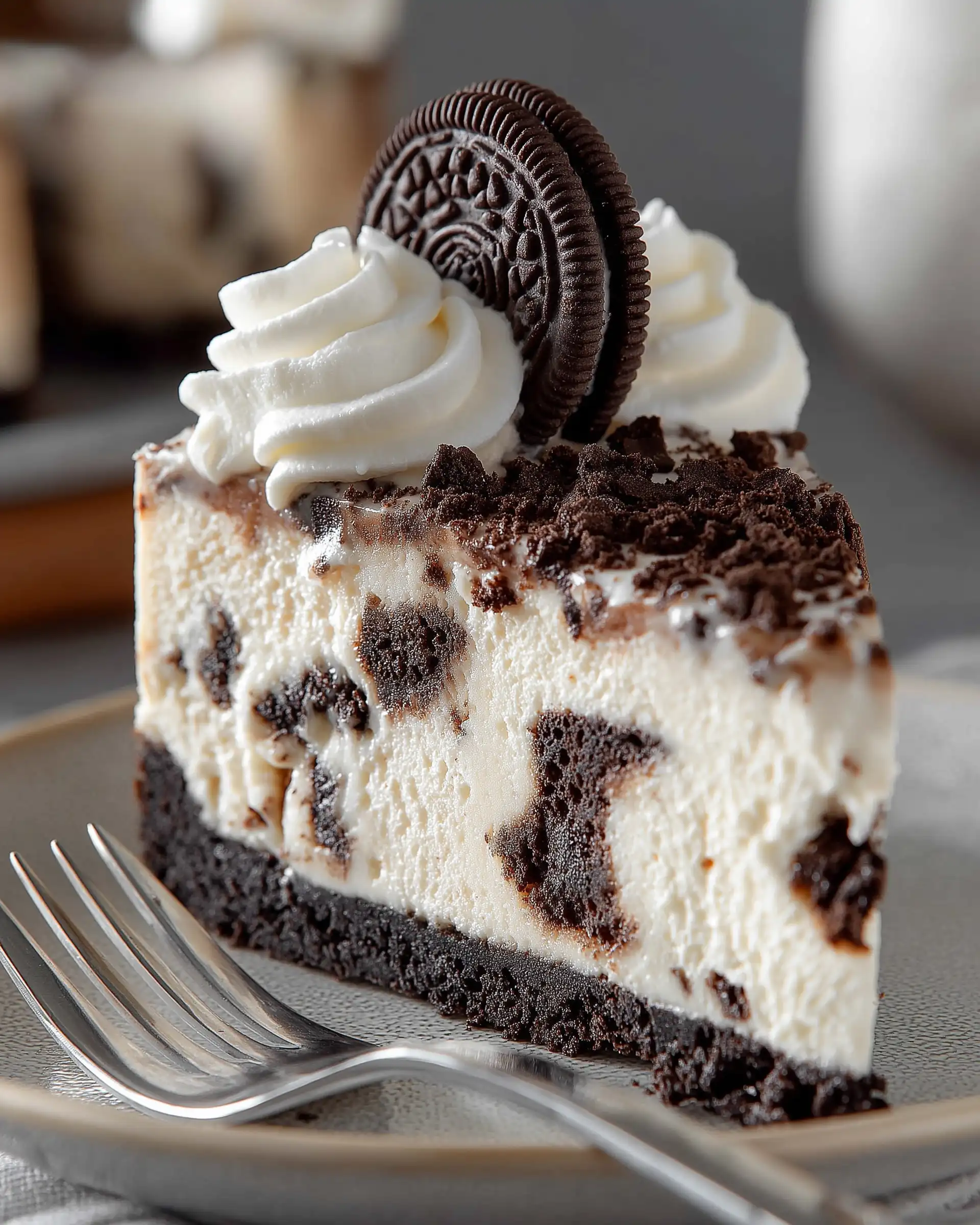 No-Bake Sugar Free Oreo Cheesecake