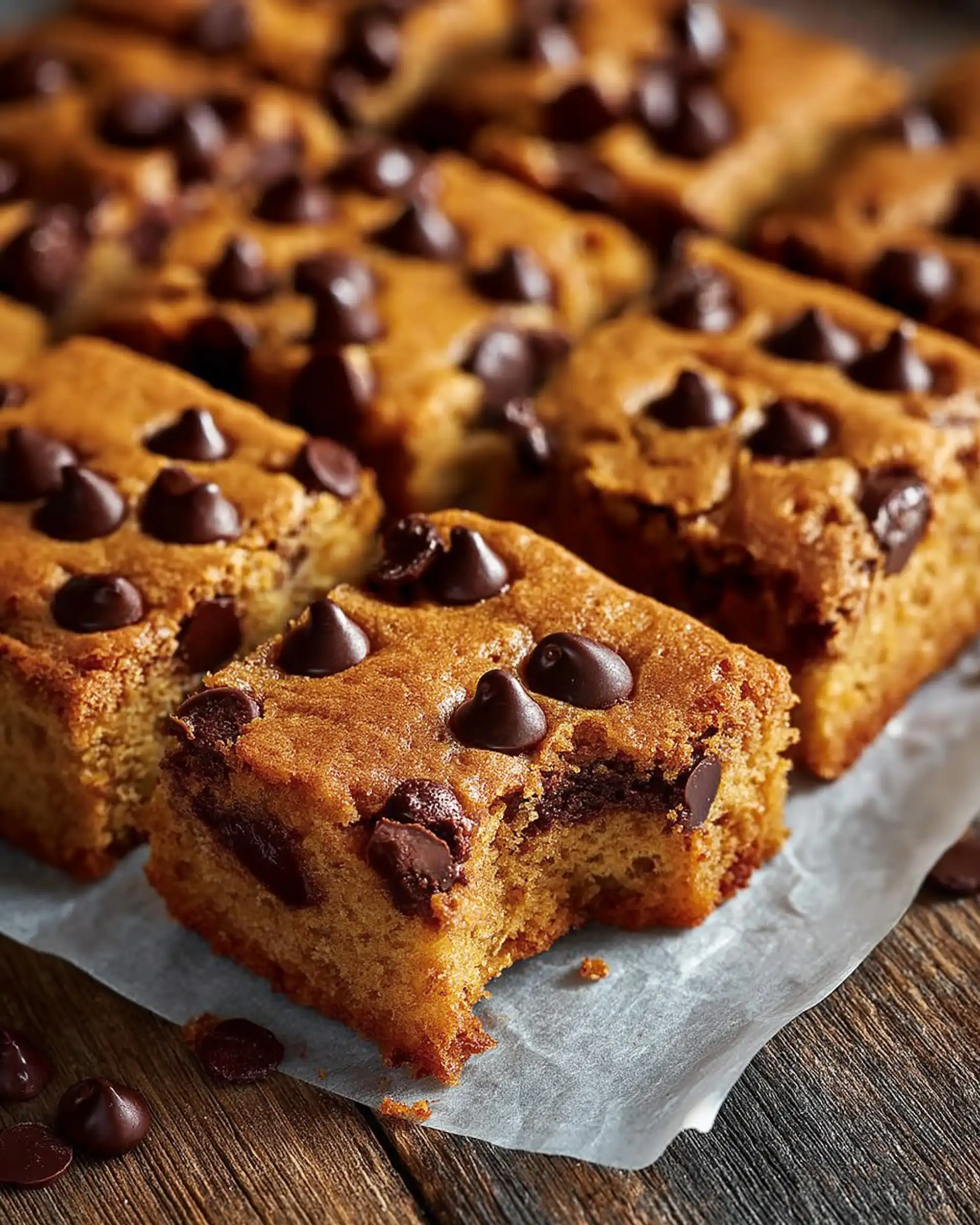 Sugar Free Chocolate Chip Blondies