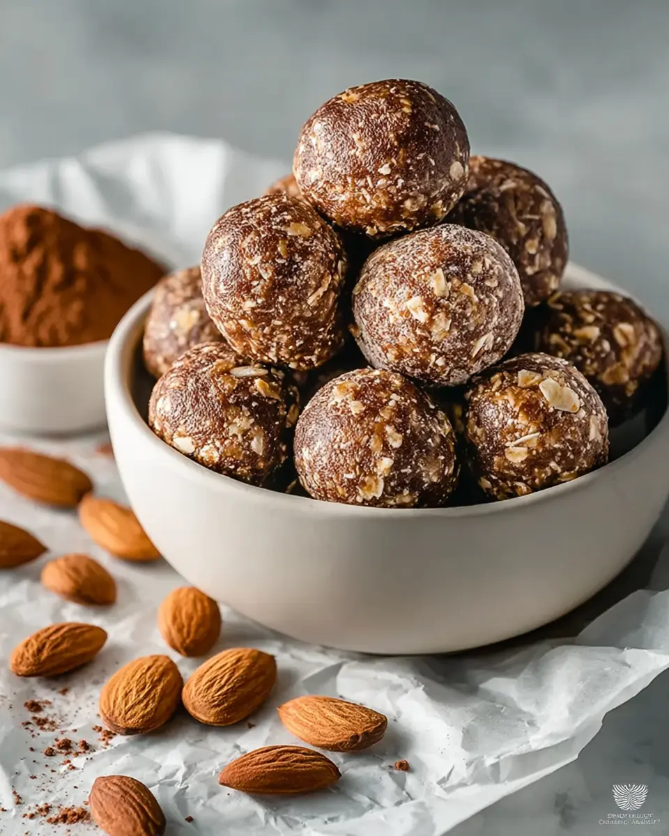 Almond Joy Protein Oats Balls
