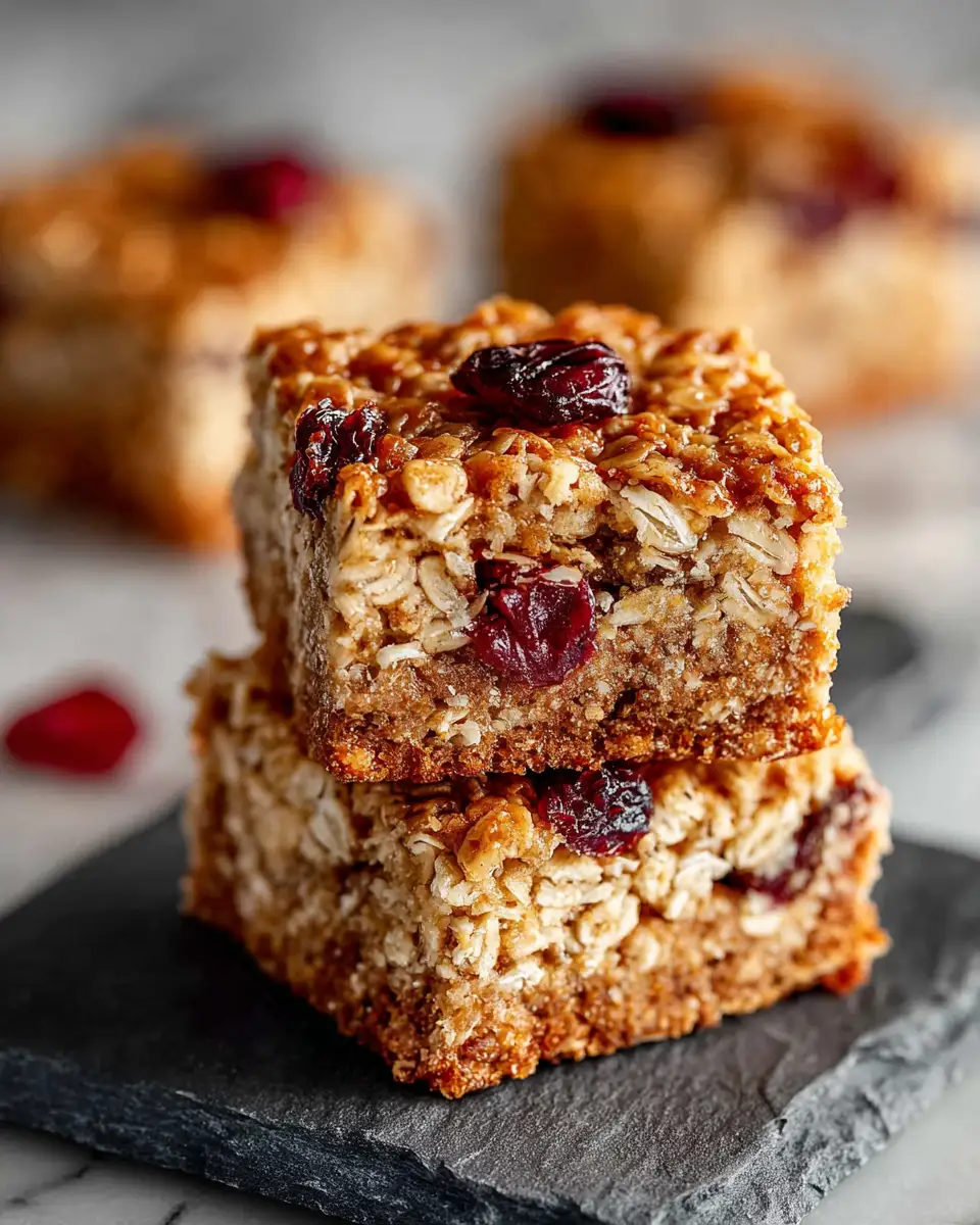 Apple Oatmeal Breakfast Bars