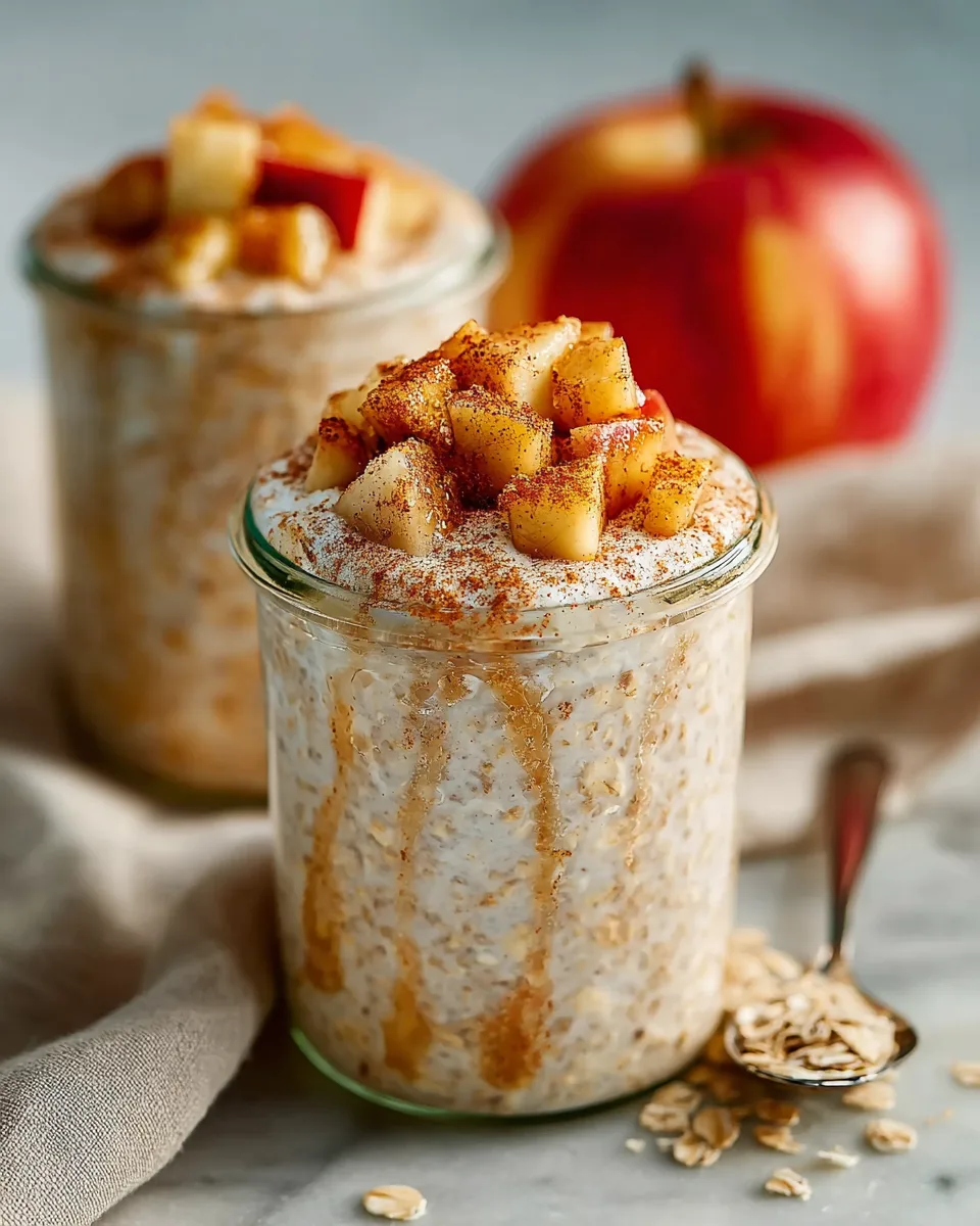 Apple Pie Overnight Oats