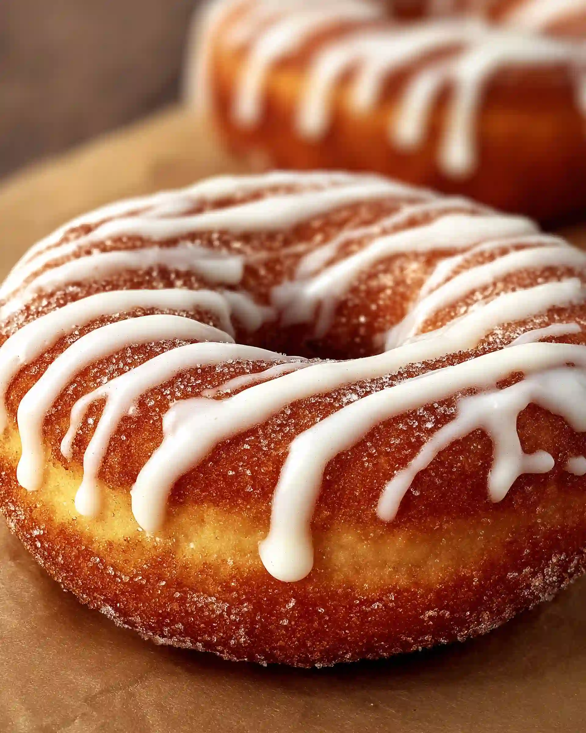 Baked Cinnamon Sugar Snickerdoodle Donuts