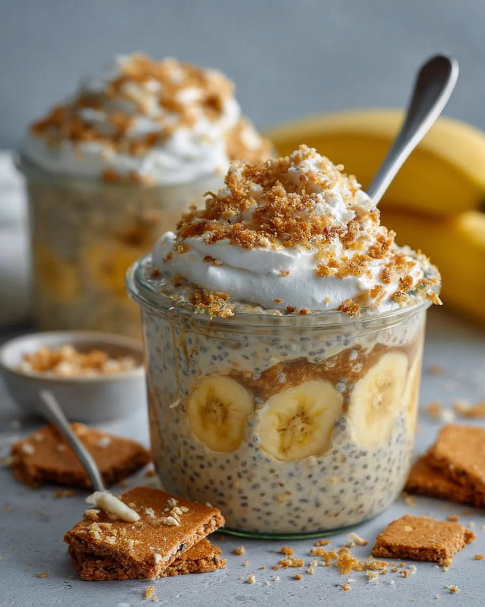 Banana Cream Pie Overnight Oats