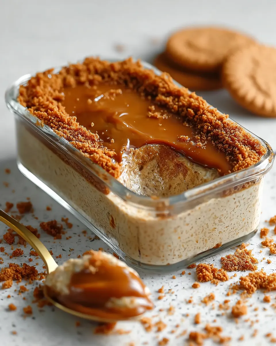 Biscoff Overnight Oats