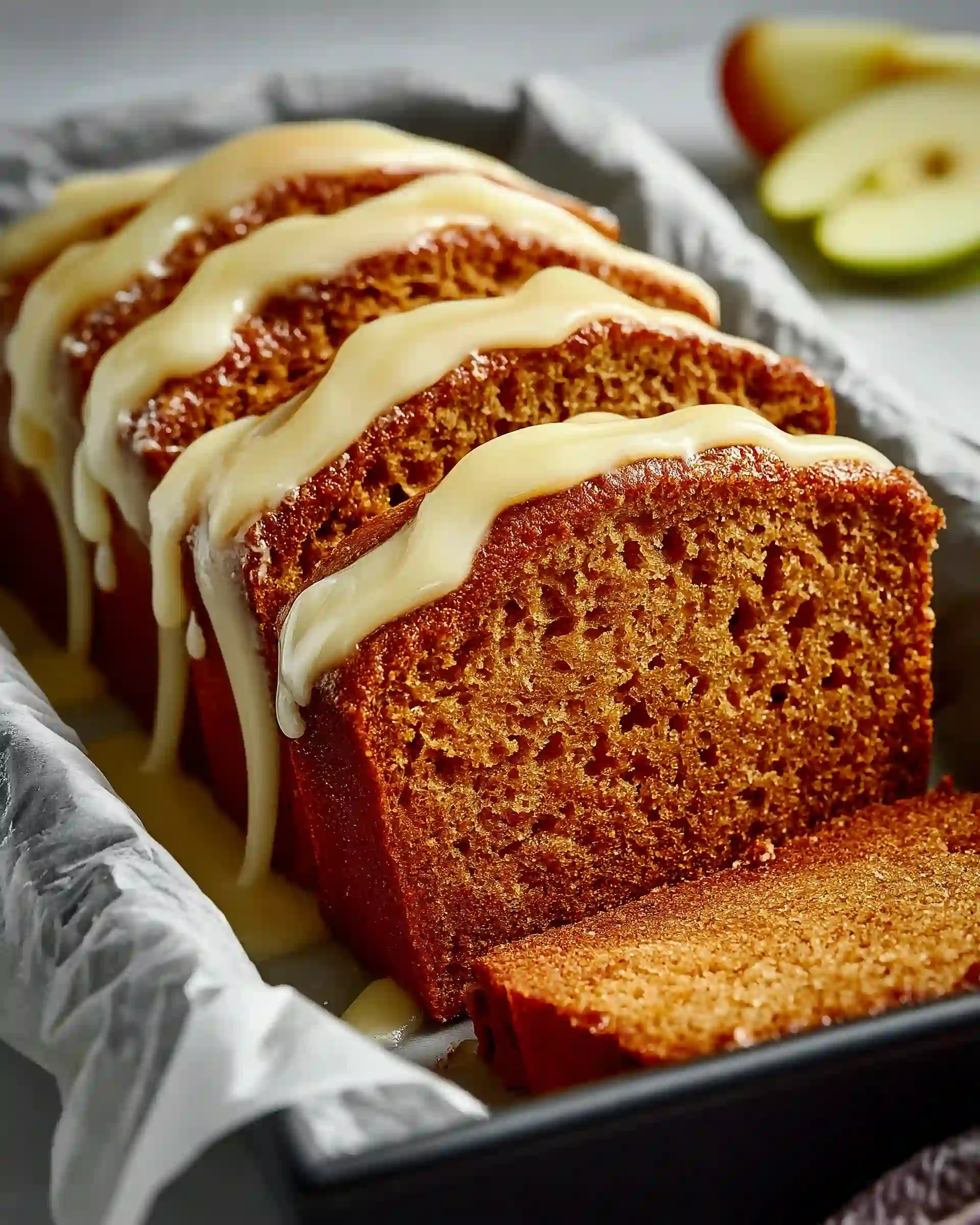 Brown Sugar Bread with Vanilla Icing