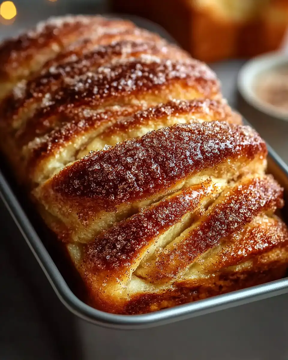 Brown Sugar Glazed Donut Bread