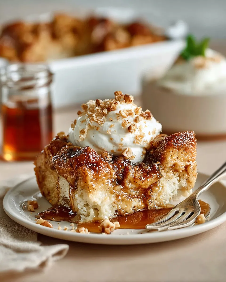 Brown Sugar Maple Bread Pudding