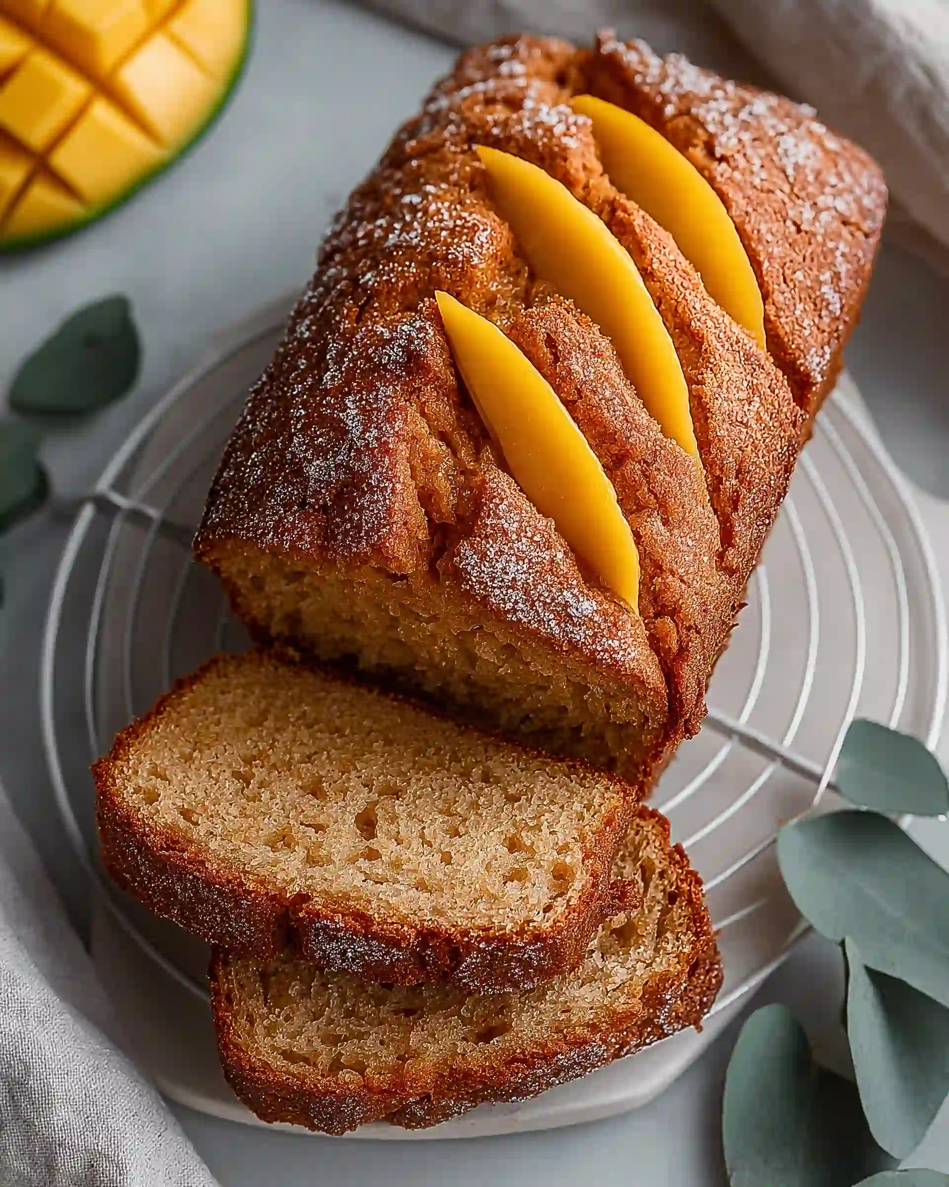 Brown Sugar Mango Bread