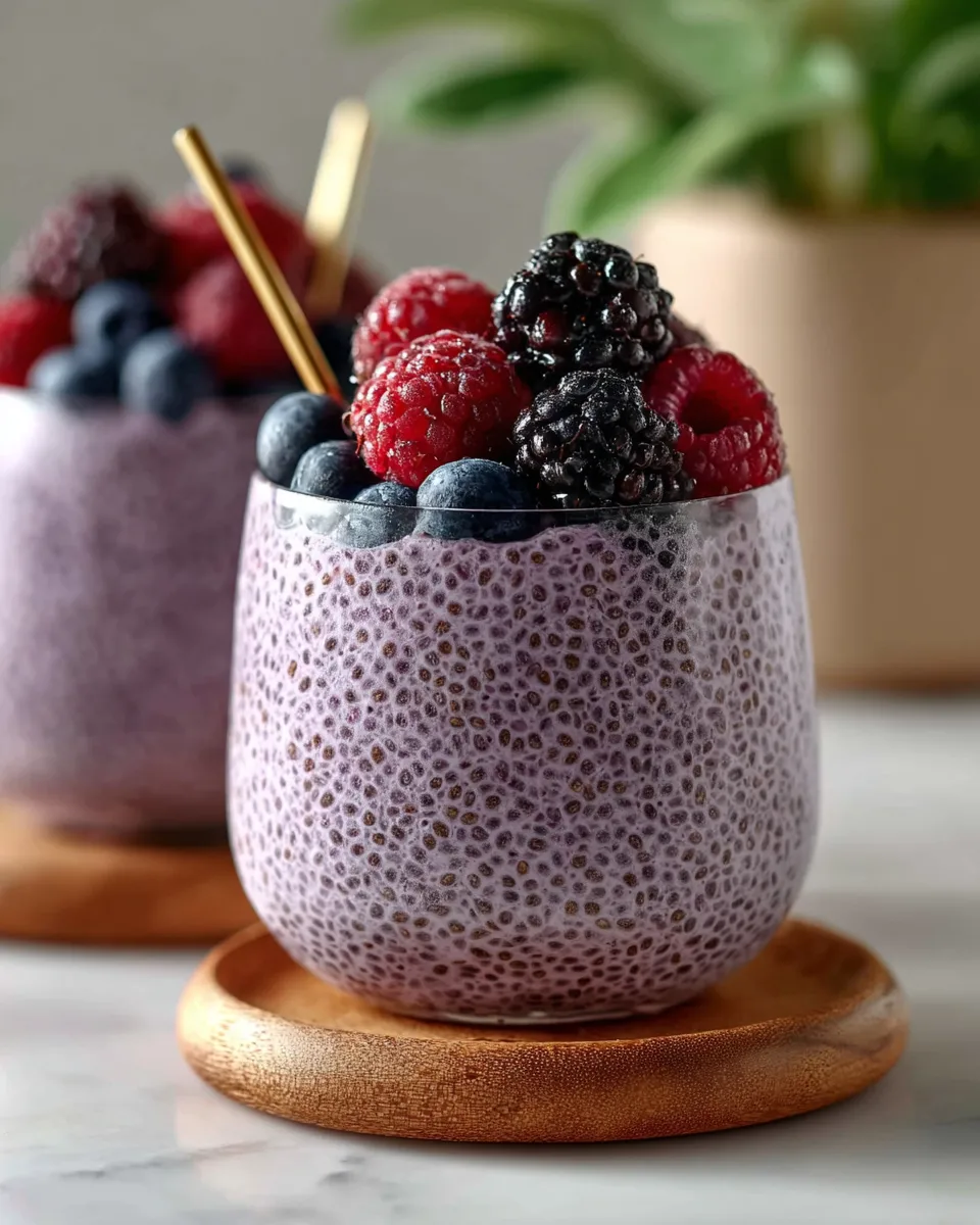 Chia Seed Pudding with Berries