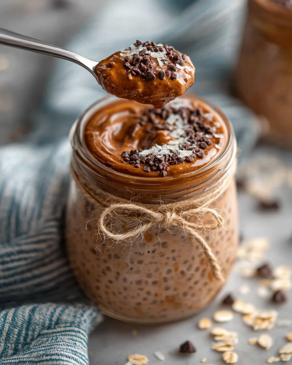 Creamy Chocolate Protein Oats