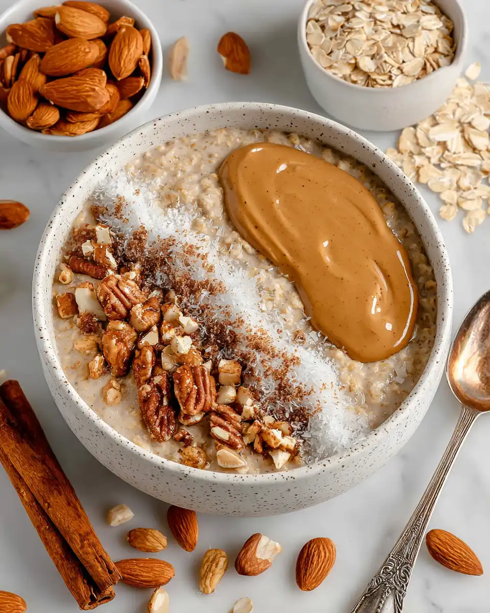 Protein Oats with Almond Butter